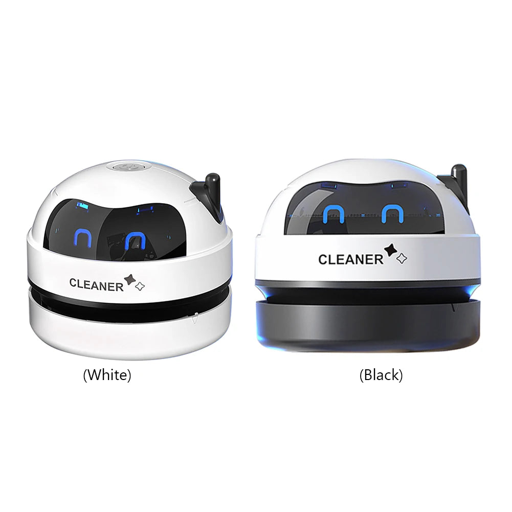 Mini Portable USB Rechargeable Vacuum Cleaner - Effortlessly Clean Your Desk and Pet Hair with Detachable Nozzle