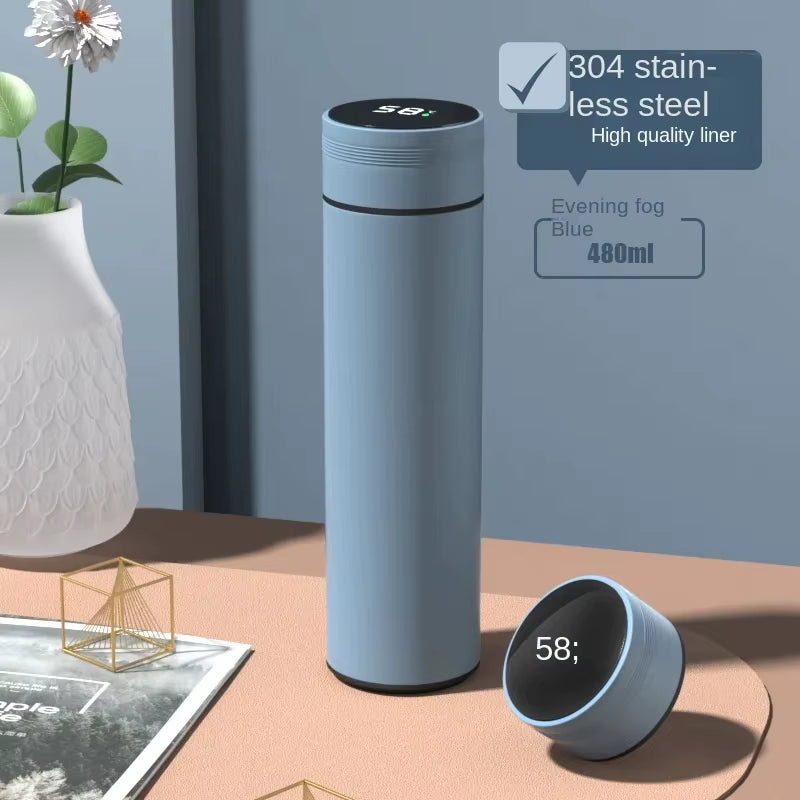 Premium 500ml Digital Thermos Bottle with 304 Stainless Steel Construction and Advanced Temperature Display