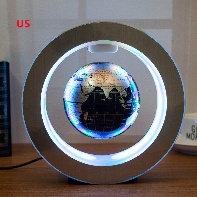 Magnetic Levitation LED Floating Globe Light - A Stunning World Map Display for Your Home