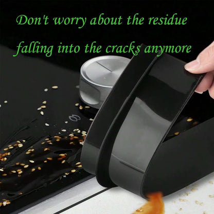 Transform Your Kitchen with Our Premium Silicone Gap Strip - The Ultimate Anti-Oil and Anti-Stain Solution for Your Gas Stove!