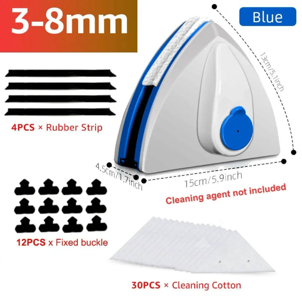 Revolutionary Double-Sided Magnetic Window Cleaner with Automatic Water Discharge for Effortless and Streak-Free Window Maintenance