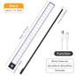 Advanced Wireless LED Motion Sensor Night Light - Rechargeable Under Cabinet Lamp for Kitchens and Wardrobes