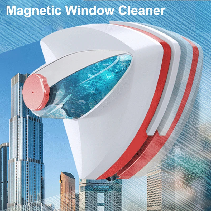 Revolutionary Double-Sided Magnetic Window Cleaner with Automatic Water Discharge for Effortless and Streak-Free Window Maintenance