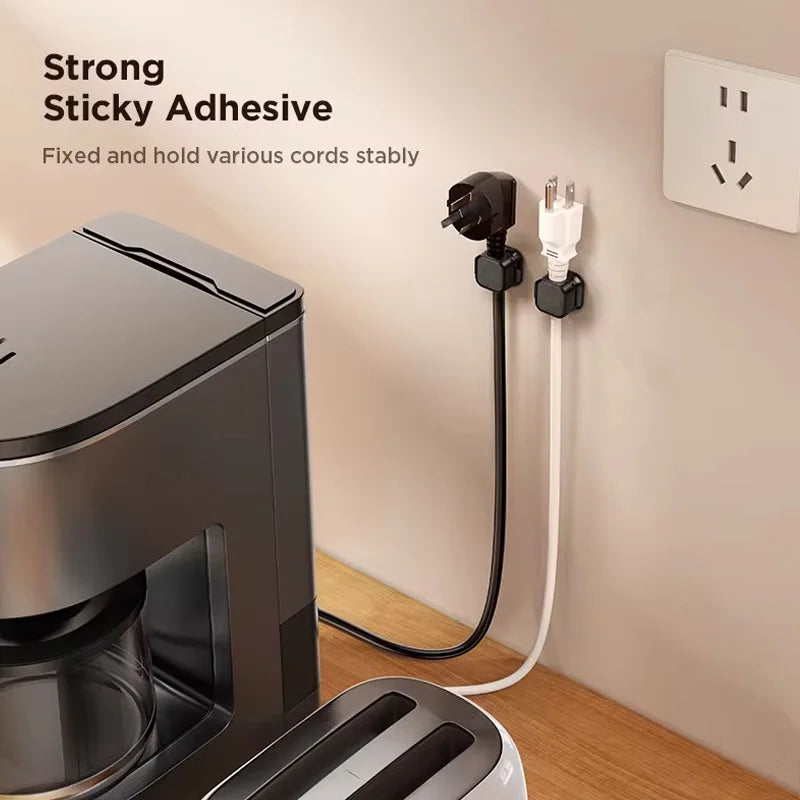 6-Piece Set of Adjustable Magnetic Cable Clips - Innovative Desk Cable Organizer for Efficient Cable Management