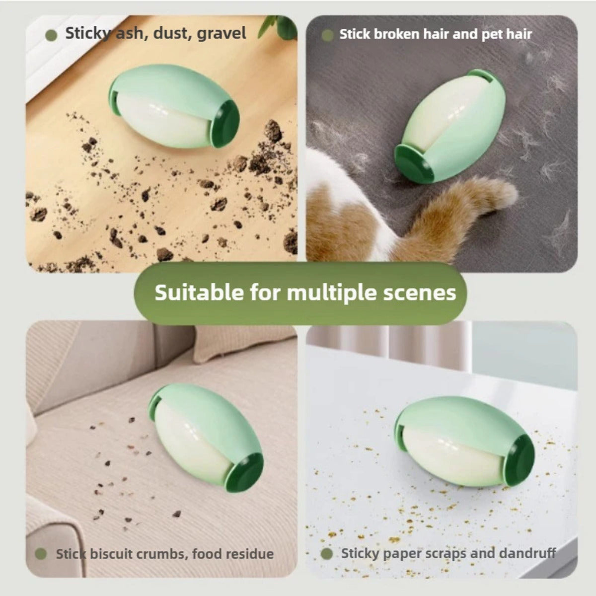 Revolutionary Reusable Lint Roller: The Ultimate Solution for Pet Hair and Dust Removal - Portable, Washable, and Eco-Friendly