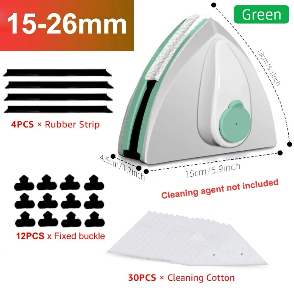 Revolutionary Double-Sided Magnetic Window Cleaner with Automatic Water Discharge for Effortless and Streak-Free Window Maintenance