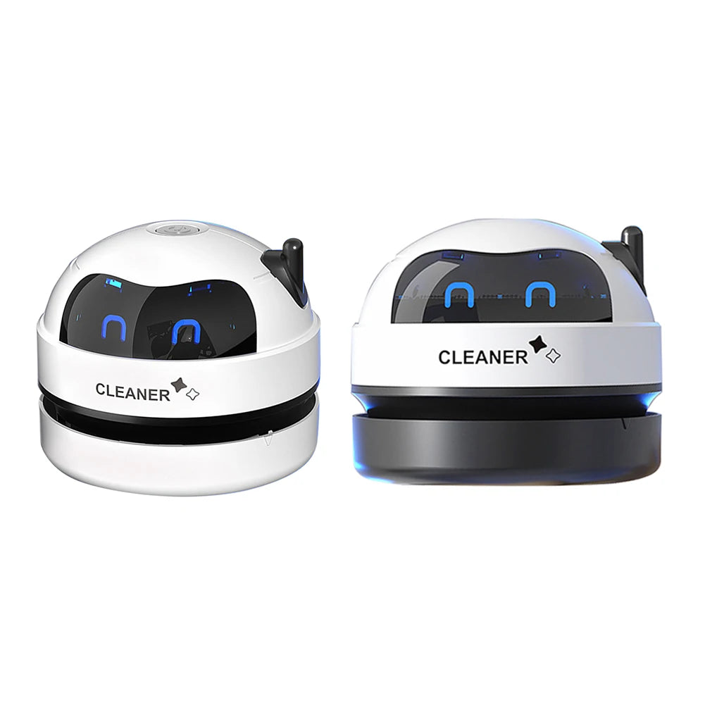 Mini Portable USB Rechargeable Vacuum Cleaner - Effortlessly Clean Your Desk and Pet Hair with Detachable Nozzle