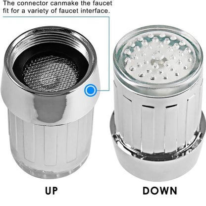 Transform Your Water Experience with the 7-Color LED Faucet Aerator for Kitchen and Bathroom