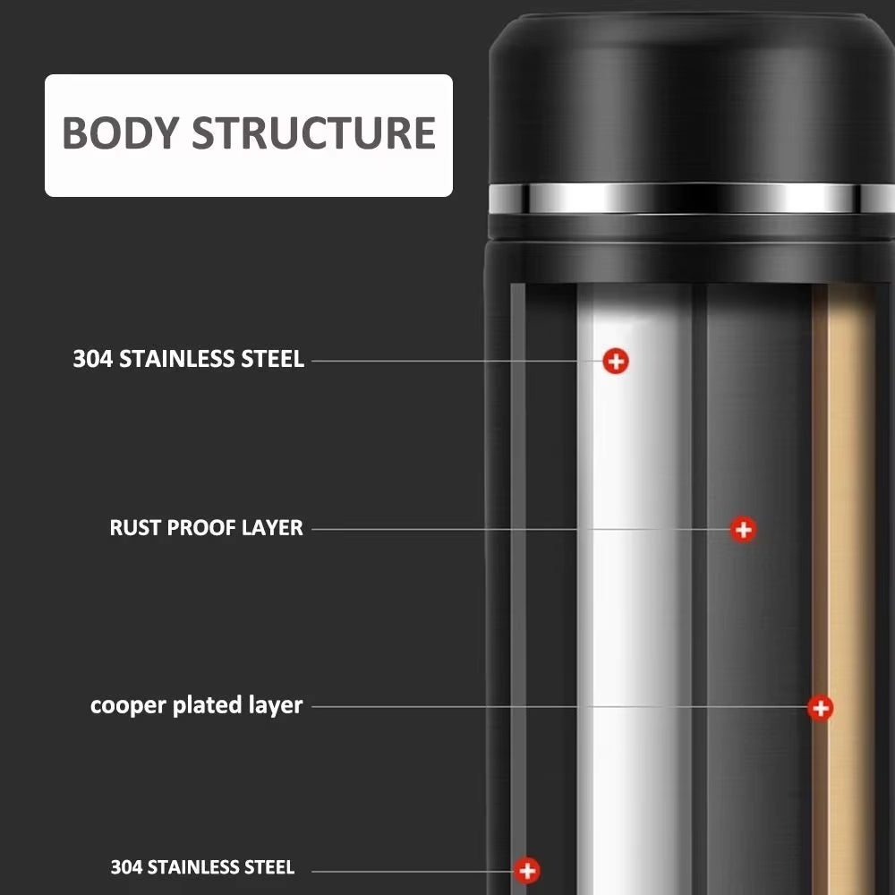 Premium 500ml Digital Thermos Bottle with 304 Stainless Steel Construction and Advanced Temperature Display