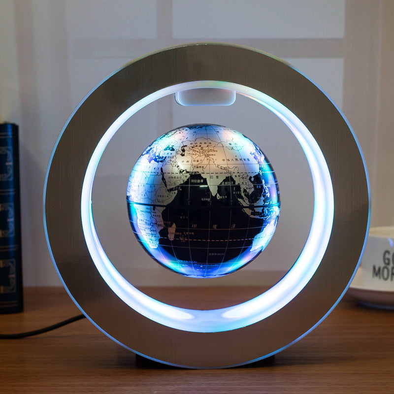 Magnetic Levitation LED Floating Globe Light - A Stunning World Map Display for Your Home