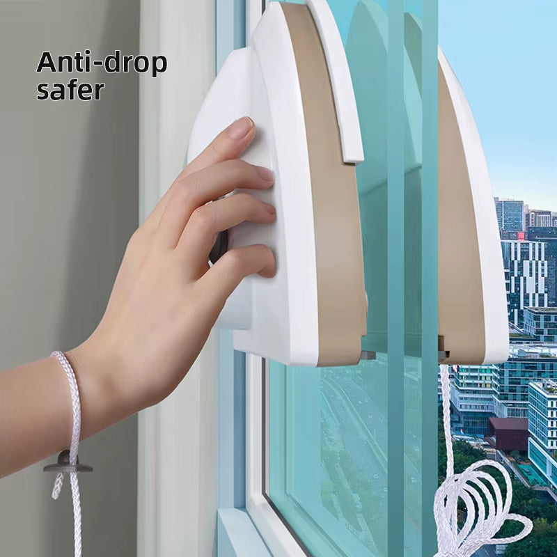 Revolutionary Double-Sided Magnetic Window Cleaner with Automatic Water Discharge for Effortless and Streak-Free Window Maintenance