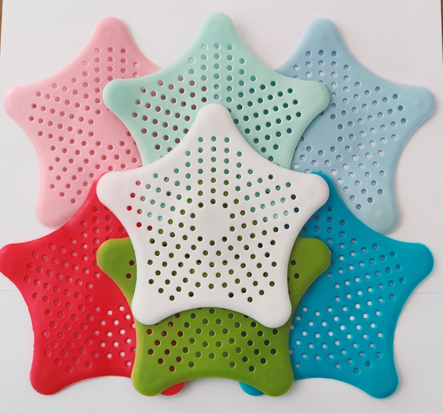 Efficient Bathroom Drain Hair Trap - Multi-Color Shower Stopper and Sink Strainer