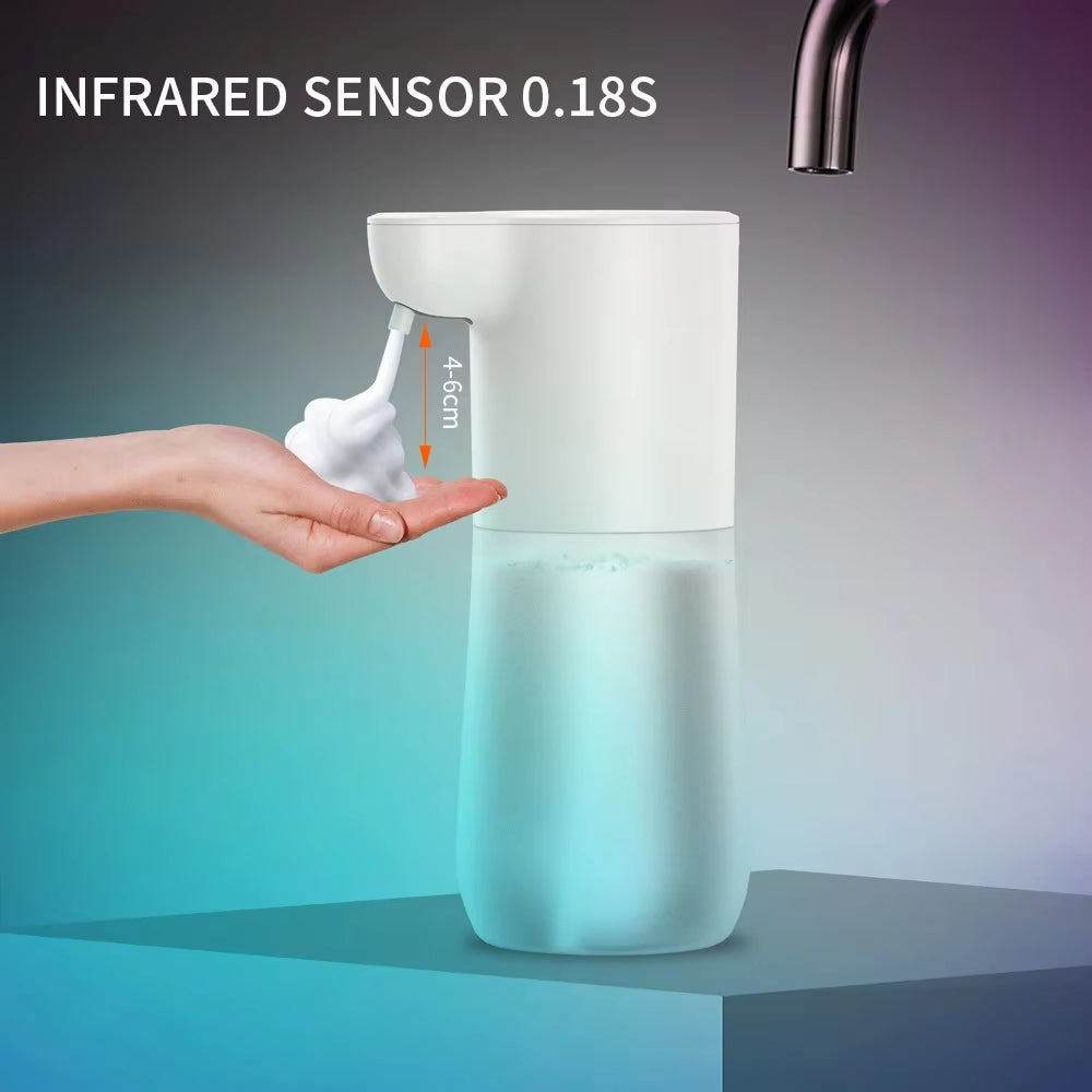 Xiaomi Automatic Induction Foam Soap Dispenser - USB Rechargeable Touchless Hand Wash System for Kitchen and Bathroom with 2000mAh Battery