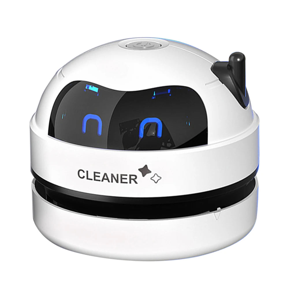Mini Portable USB Rechargeable Vacuum Cleaner - Effortlessly Clean Your Desk and Pet Hair with Detachable Nozzle