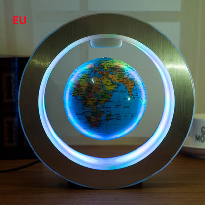Magnetic Levitation LED Floating Globe Light - A Stunning World Map Display for Your Home
