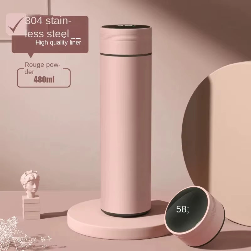 Premium 500ml Digital Thermos Bottle with 304 Stainless Steel Construction and Advanced Temperature Display