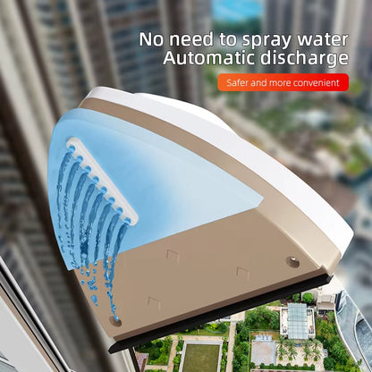 Revolutionary Double-Sided Magnetic Window Cleaner with Automatic Water Discharge for Effortless and Streak-Free Window Maintenance